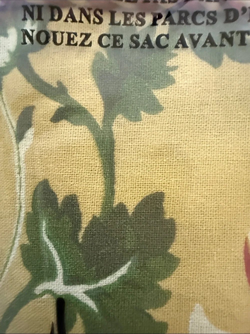 APRIL CORNELL Yellow and red , green Floral Cotton Tablecloth NWT